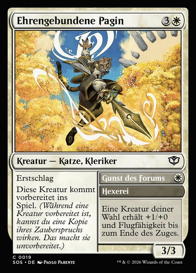 Honorbound Page // Forum's Favor kaufen - Secrets of Strixhaven bei TcG Love