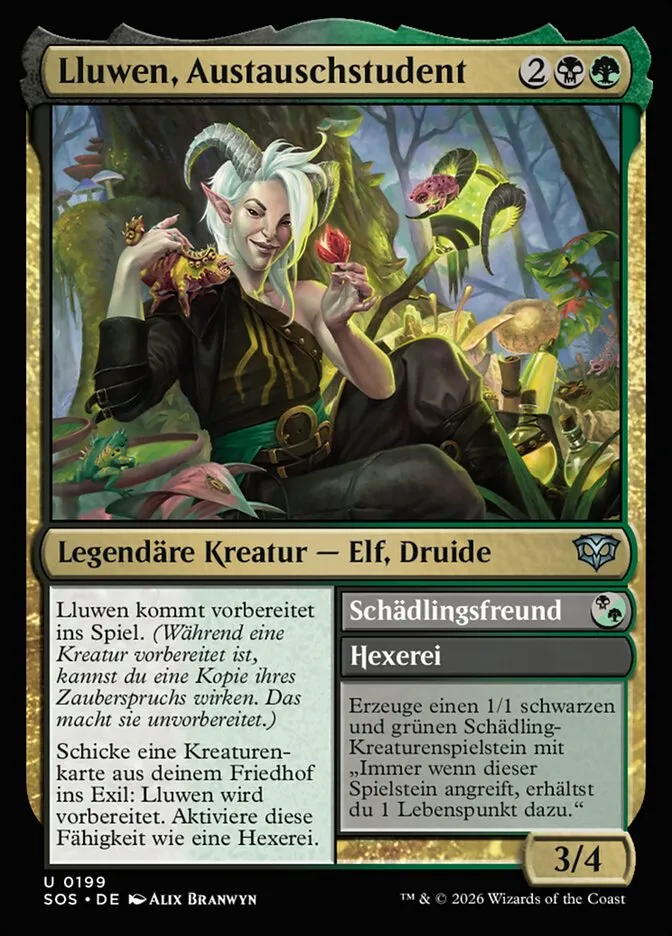 Lluwen, Exchange Student // Pest Friend kaufen - Secrets of Strixhaven bei TcG Love