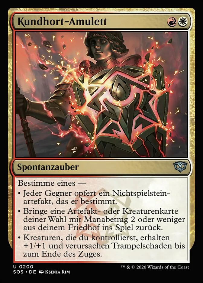Kundhort-Amulett kaufen - Secrets of Strixhaven bei TcG Love