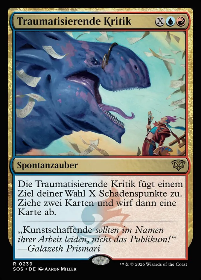 Traumatisierende Kritik kaufen - Secrets of Strixhaven bei TcG Love