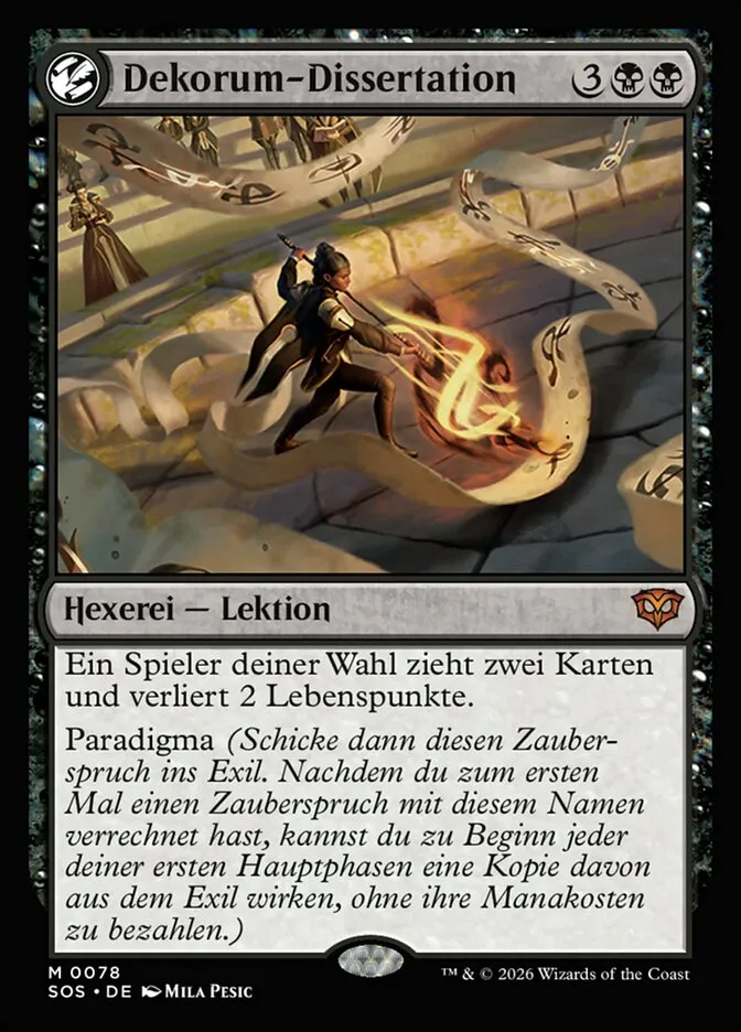 Dekorum-Dissertation kaufen - Secrets of Strixhaven bei TcG Love