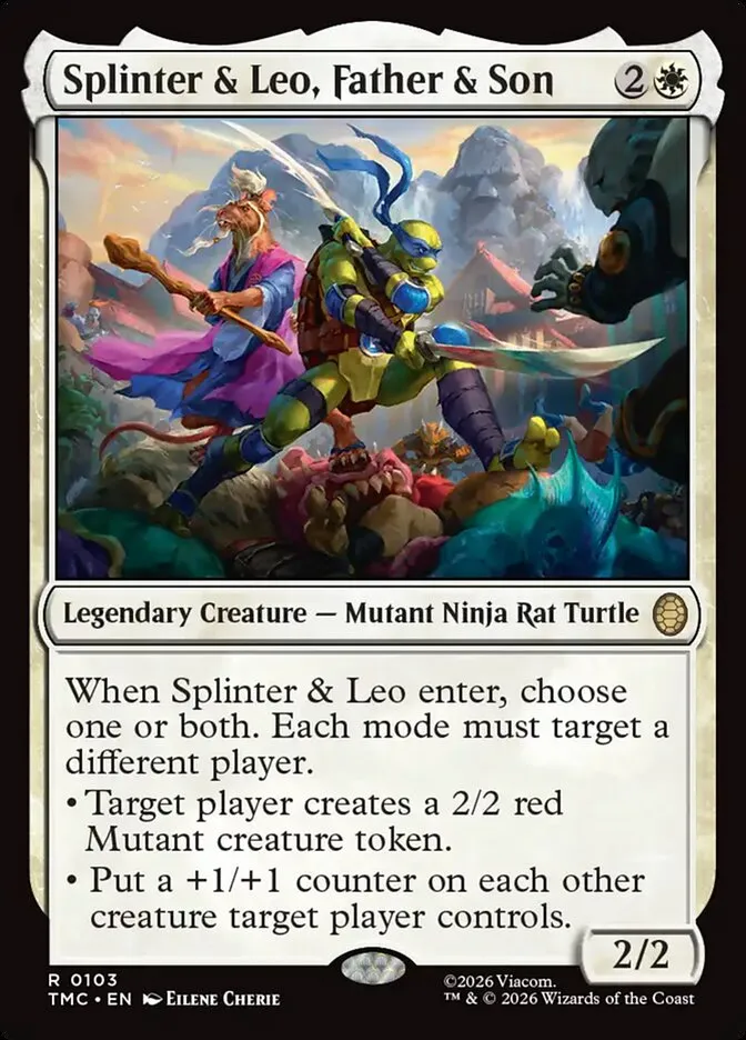 Splinter & Leo, Father & Son kaufen - Teenage Mutant Ninja Turtles Eternal bei TcG Love