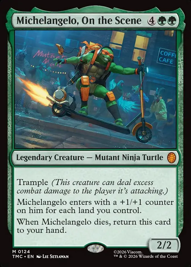 Michelangelo, On the Scene kaufen - Teenage Mutant Ninja Turtles Eternal bei TcG Love