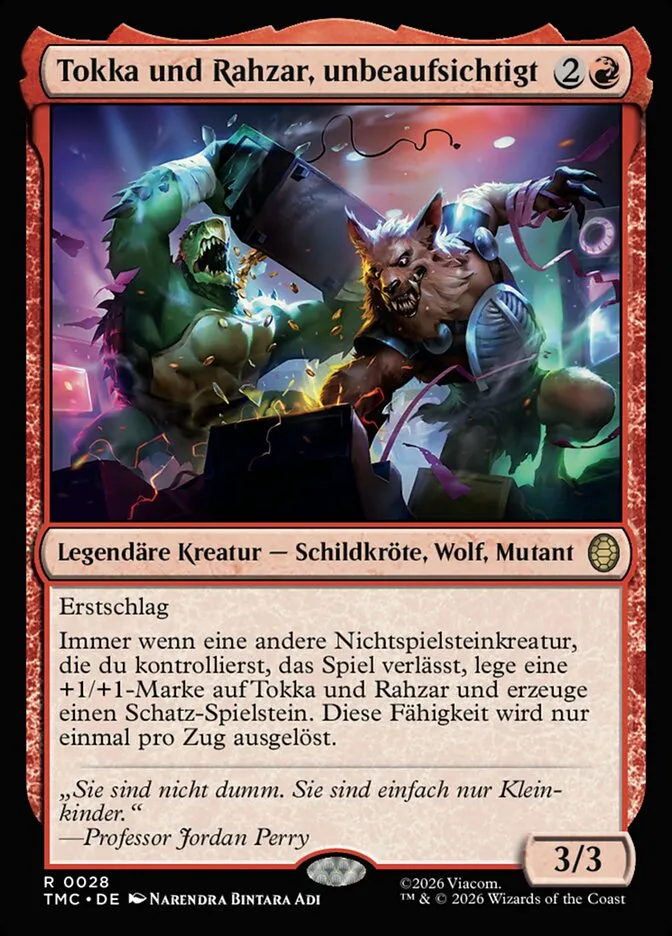 Tokka und Rahzar, unbeaufsichtigt kaufen - Teenage Mutant Ninja Turtles Eternal bei TcG Love