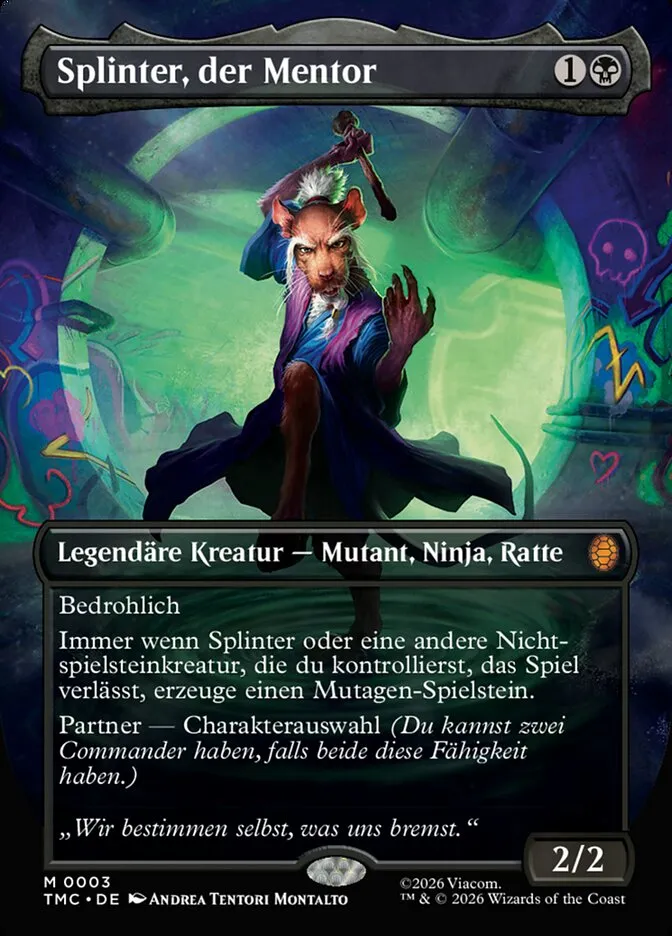 Splinter, der Mentor kaufen - Teenage Mutant Ninja Turtles Eternal bei TcG Love