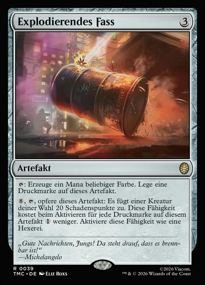 Explodierendes Fass kaufen - Teenage Mutant Ninja Turtles Eternal bei TcG Love