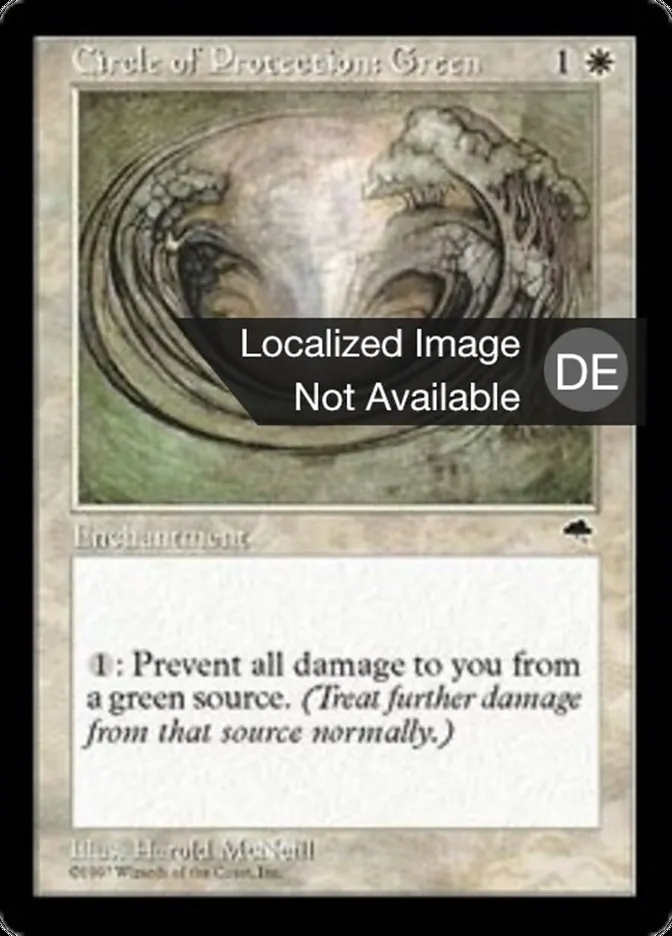 Schutzkreis gegen Grün kaufen - Tempest bei TcG Love