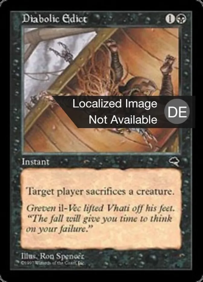 Teuflisches Edikt kaufen - Tempest bei TcG Love