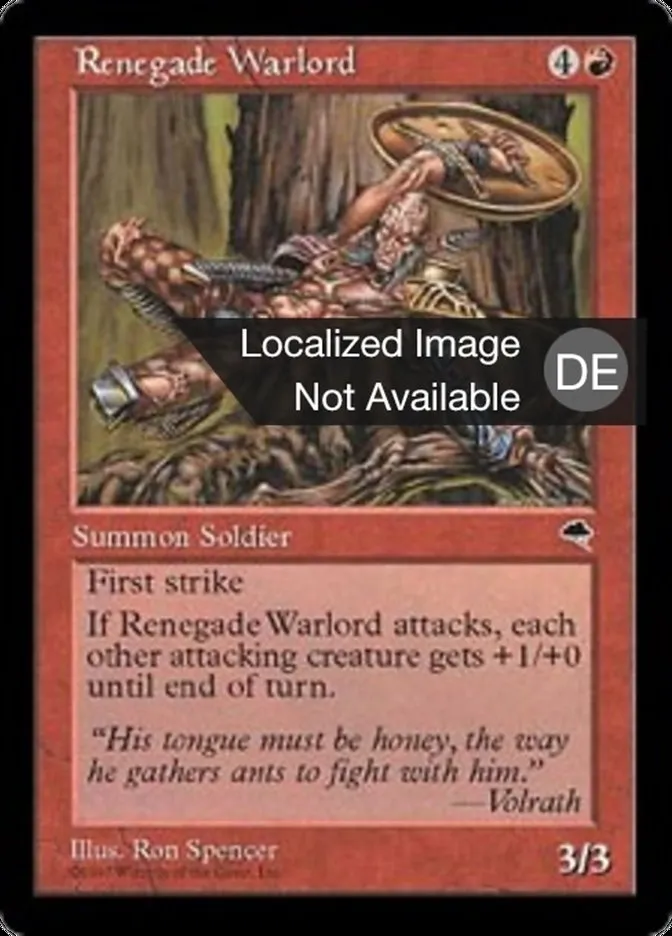 Abtrünniger Kriegsfürst kaufen - Tempest bei TcG Love