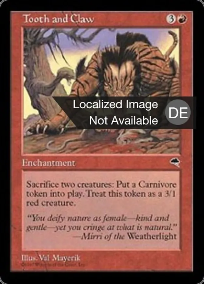 Zähne und Klauen kaufen - Tempest bei TcG Love