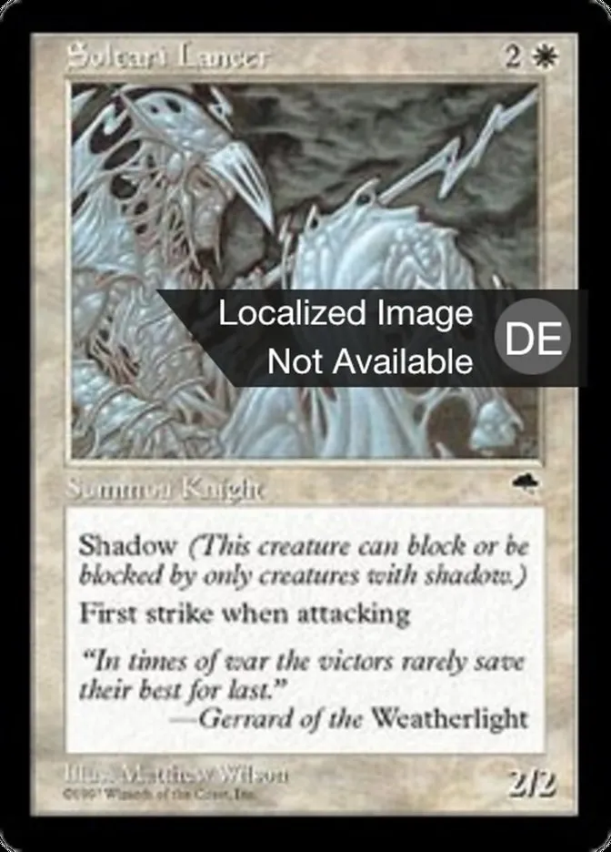 Lanzenträger der Soltari kaufen - Tempest bei TcG Love