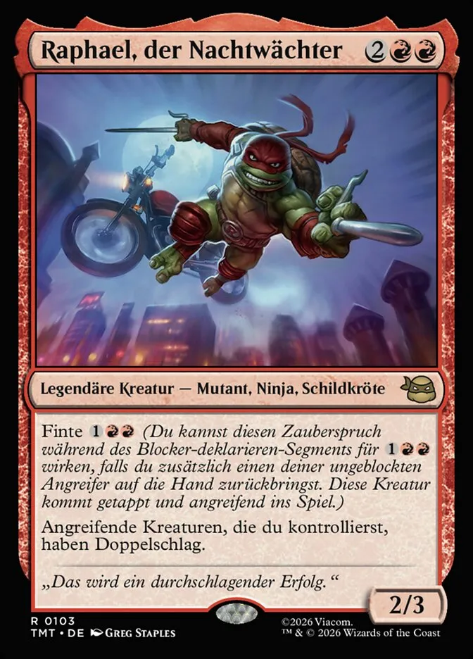 TMT-103-Raphael--der-Nachtw-chter-de Raphael, der Nachtwächter kaufen - Teenage Mutant Ninja Turtles bei TcG Love