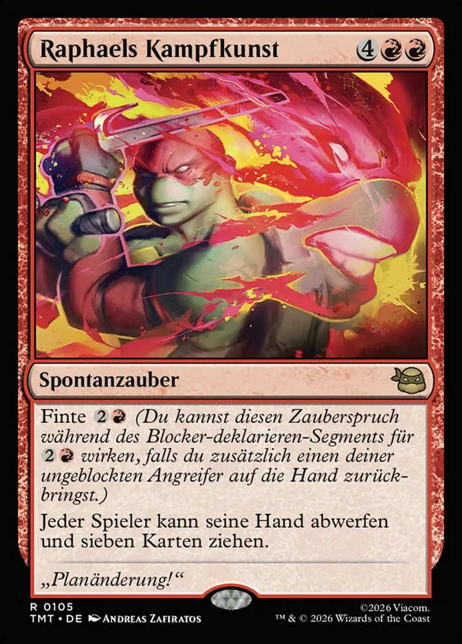 TMT-105-Raphaels-Kampfkunst-de Raphaels Kampfkunst kaufen - Teenage Mutant Ninja Turtles bei TcG Love