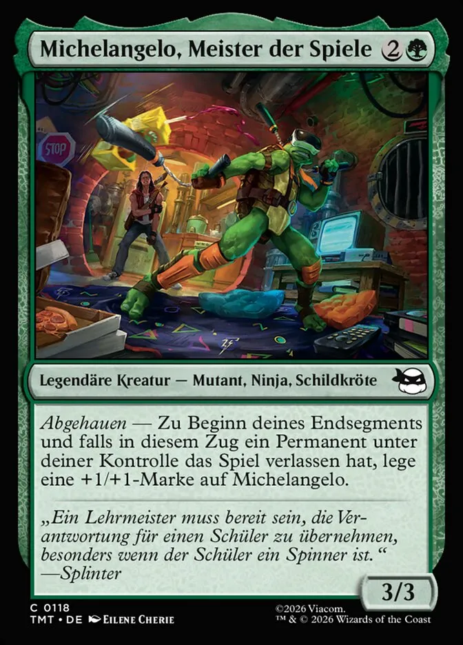 TMT-118-Michelangelo--Meister-der-Spiele-de Michelangelo, Meister der Spiele kaufen - Teenage Mutant Ninja Turtles bei TcG Love