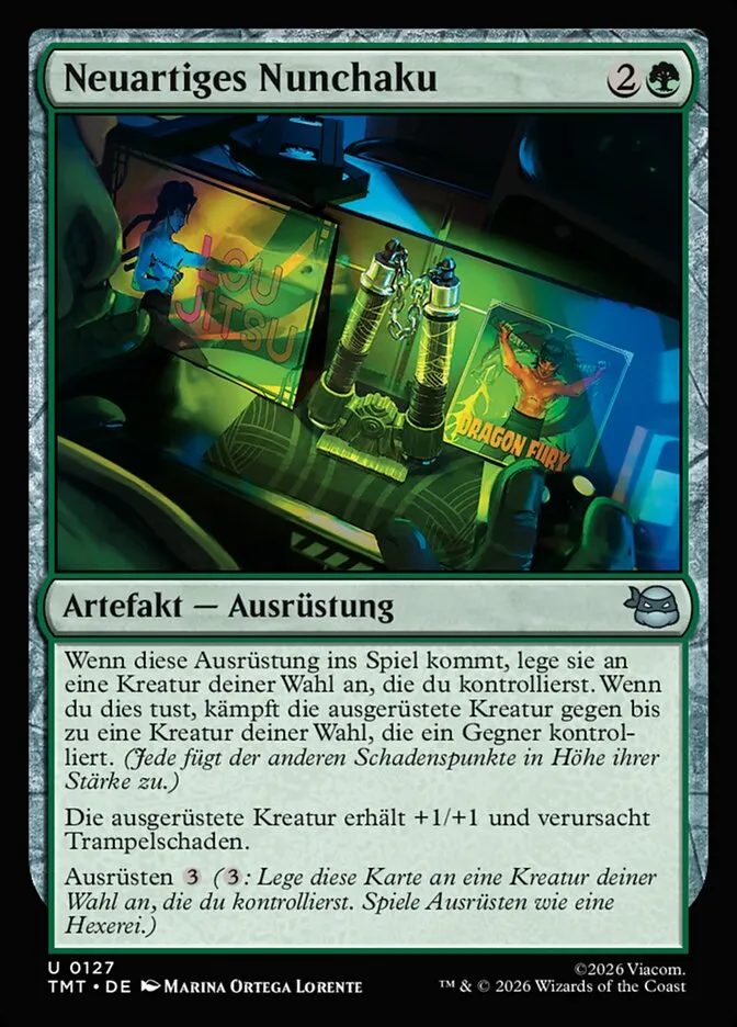 TMT-127-Neuartiges-Nunchaku-de Neuartiges Nunchaku kaufen - Teenage Mutant Ninja Turtles bei TcG Love