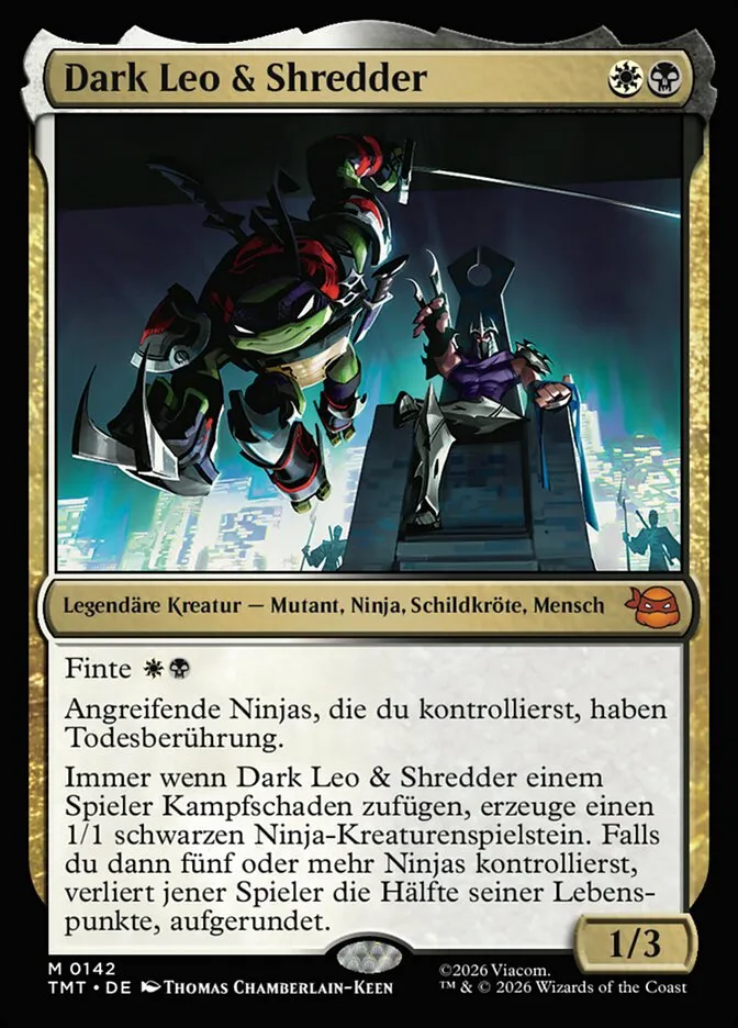 TMT-142-Dark-Leo---Shredder-de Dark Leo & Shredder kaufen - Teenage Mutant Ninja Turtles bei TcG Love