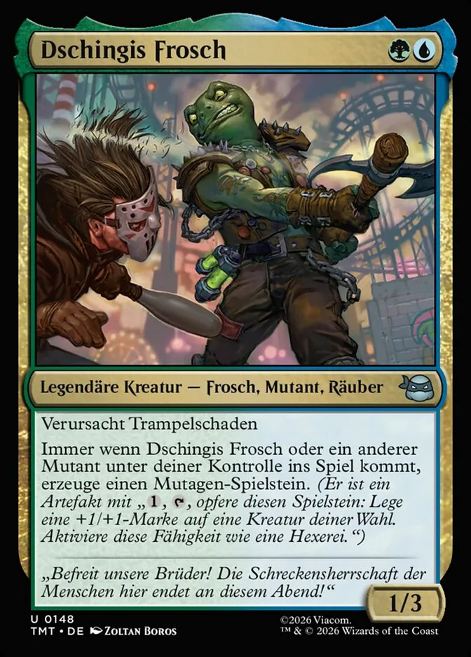 TMT-148-Dschingis-Frosch-de Dschingis Frosch kaufen - Teenage Mutant Ninja Turtles bei TcG Love