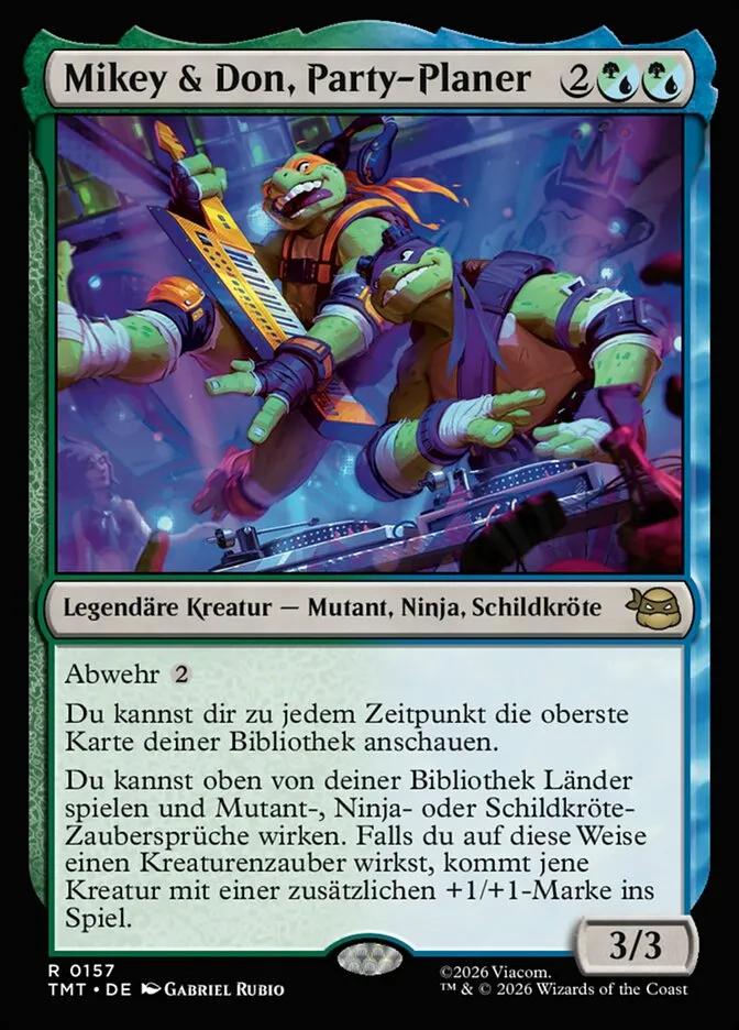 TMT-157-Mikey---Don--Party-Planer-de Mikey & Don, Party-Planer kaufen - Teenage Mutant Ninja Turtles bei TcG Love