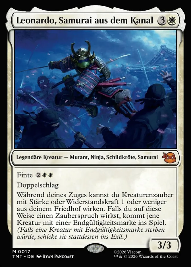 TMT-17-Leonardo--Samurai-aus-dem-Kanal-de Leonardo, Samurai aus dem Kanal kaufen - Teenage Mutant Ninja Turtles bei TcG Love