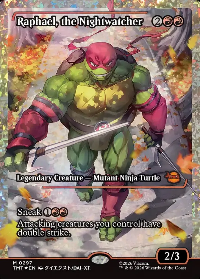 TMT-297-Raphael--the-Nightwatcher Raphael, the Nightwatcher kaufen - Teenage Mutant Ninja Turtles bei TcG Love