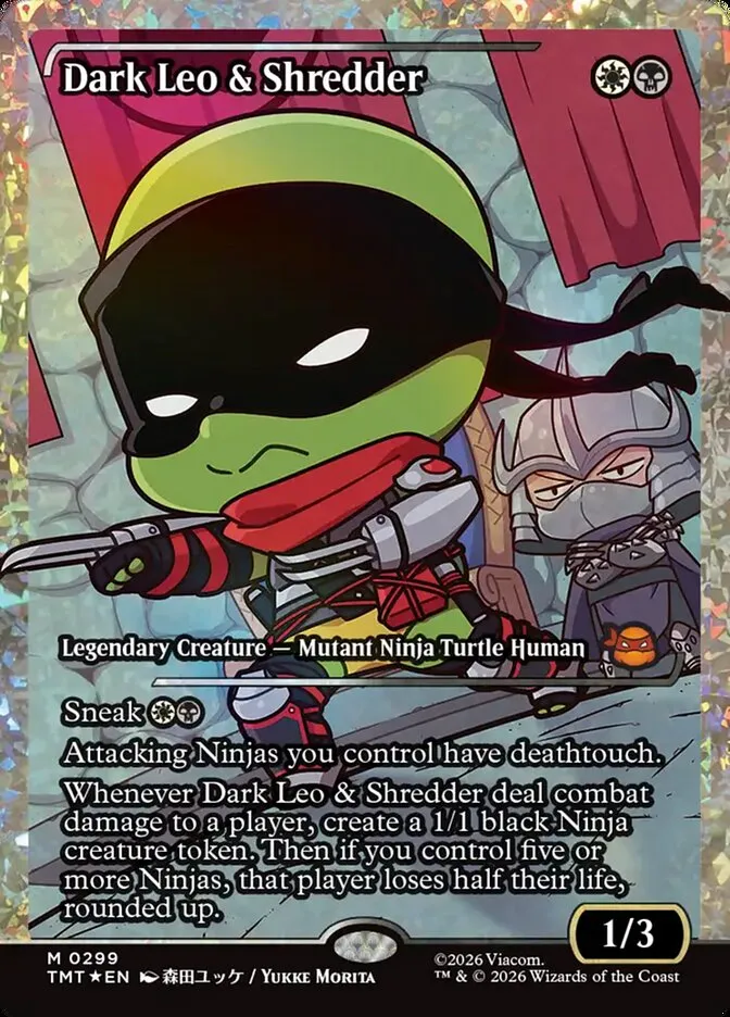 TMT-299-Dark-Leo---Shredder Dark Leo & Shredder kaufen - Teenage Mutant Ninja Turtles bei TcG Love