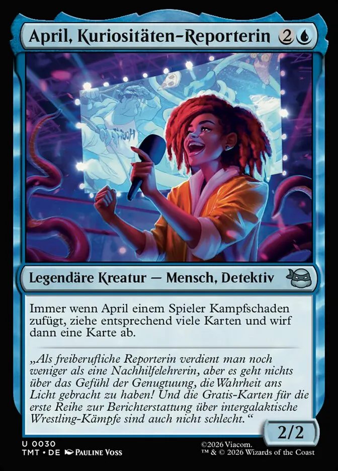 April, Kuriositäten-Reporterin kaufen - Teenage Mutant Ninja Turtles bei TcG Love