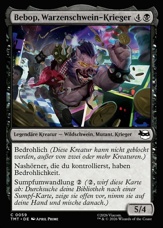 Bebop, Warzenschwein-Krieger kaufen - Teenage Mutant Ninja Turtles bei TcG Love