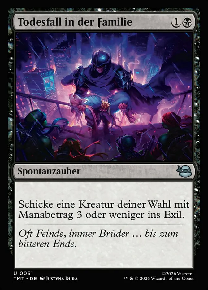 Todesfall in der Familie kaufen - Teenage Mutant Ninja Turtles bei TcG Love