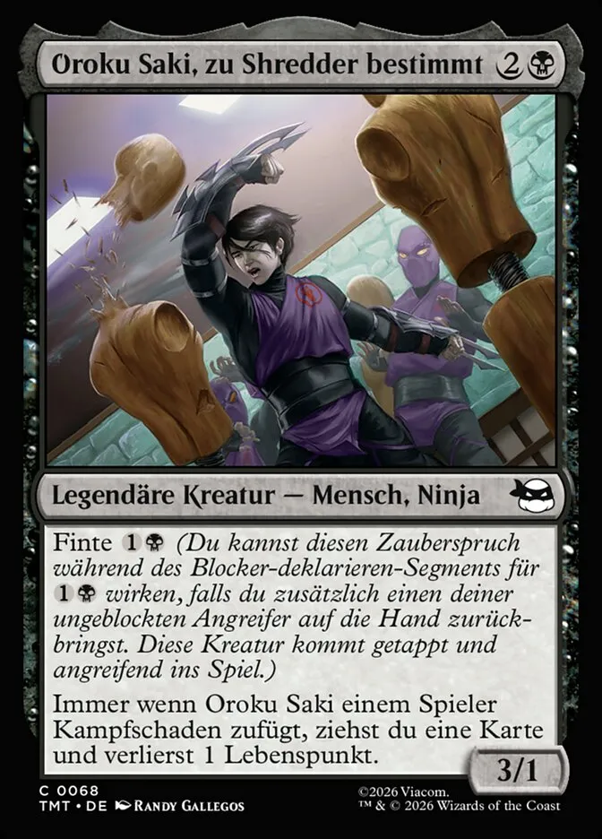 TMT-68-Oroku-Saki--zu-Shredder-bestimmt-de Oroku Saki, zu Shredder bestimmt kaufen - Teenage Mutant Ninja Turtles bei TcG Love