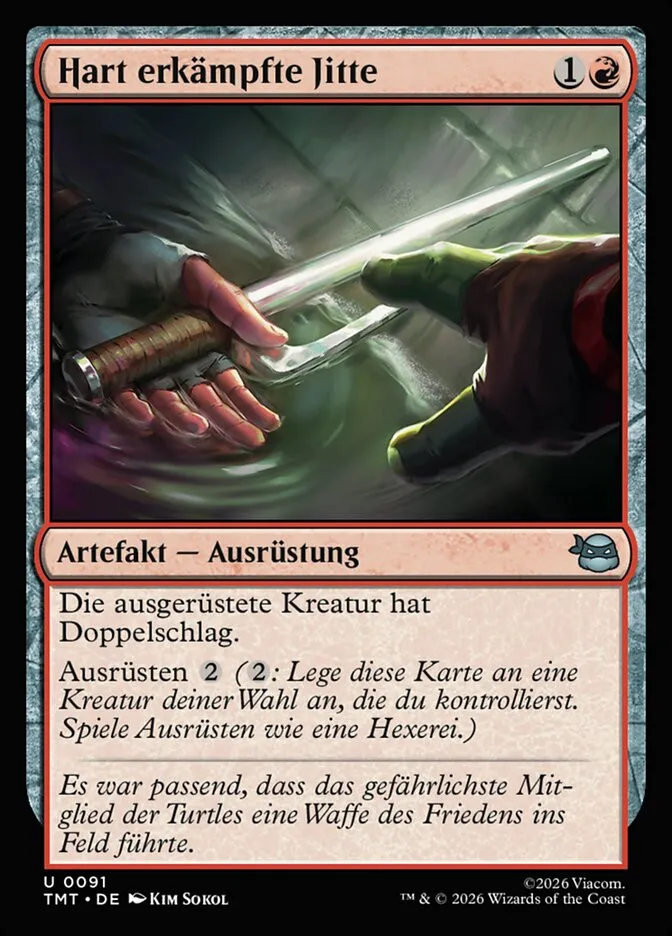 TMT-91-Hart-erk-mpfte-Jitte-de Hart erkämpfte Jitte kaufen - Teenage Mutant Ninja Turtles bei TcG Love