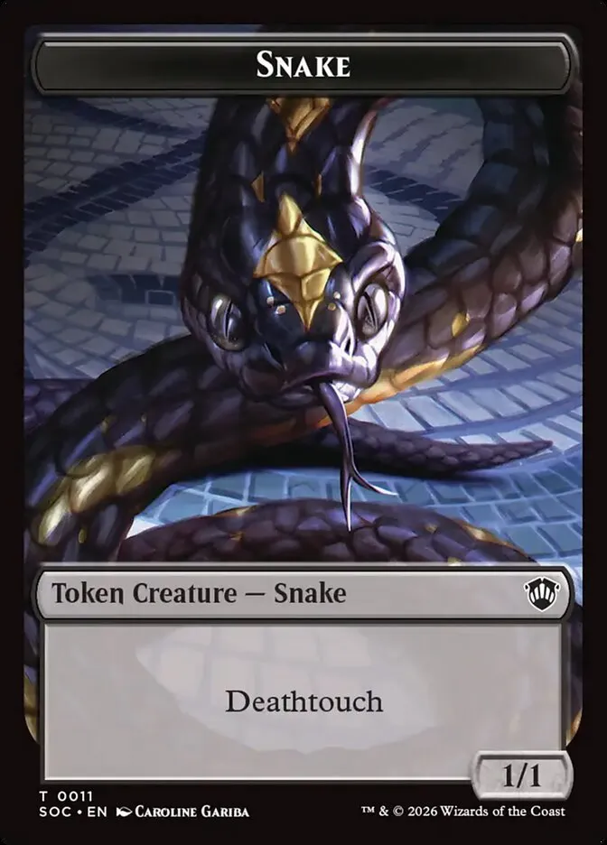 Snake kaufen - Secrets of Strixhaven Commander Tokens bei TcG Love