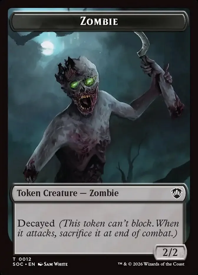 Zombie kaufen - Secrets of Strixhaven Commander Tokens bei TcG Love