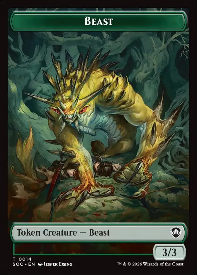 Beast kaufen - Secrets of Strixhaven Commander Tokens bei TcG Love