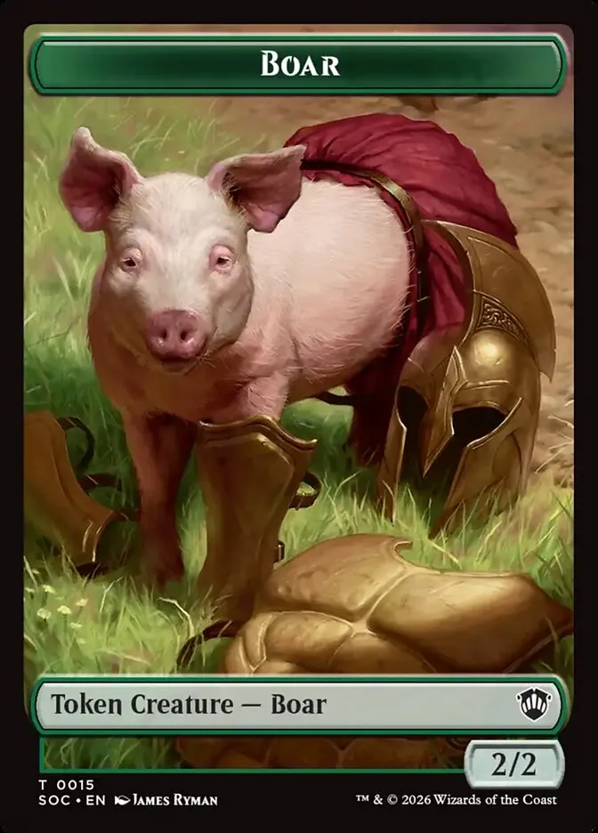 Boar kaufen - Secrets of Strixhaven Commander Tokens bei TcG Love
