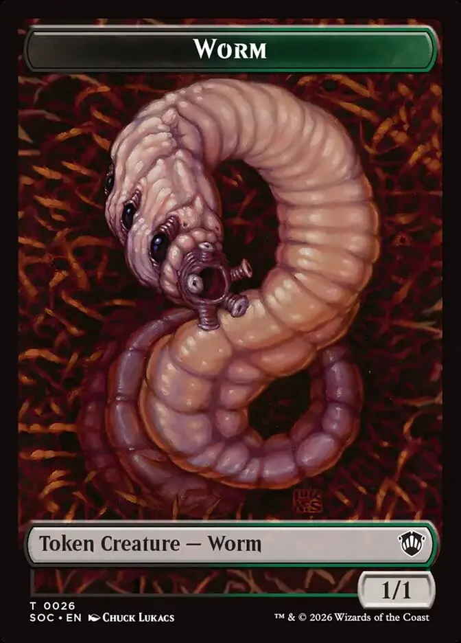 Worm kaufen - Secrets of Strixhaven Commander Tokens bei TcG Love