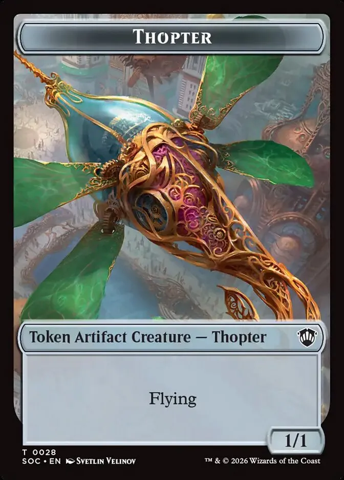 Thopter kaufen - Secrets of Strixhaven Commander Tokens bei TcG Love