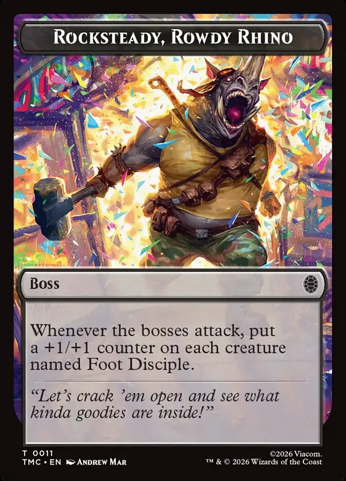 Rocksteady, Rowdy Rhino kaufen - Teenage Mutant Ninja Turtles Eternal Tokens bei TcG Love
