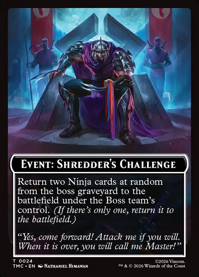 Event: Shredder's Challenge kaufen - Teenage Mutant Ninja Turtles Eternal Tokens bei TcG Love