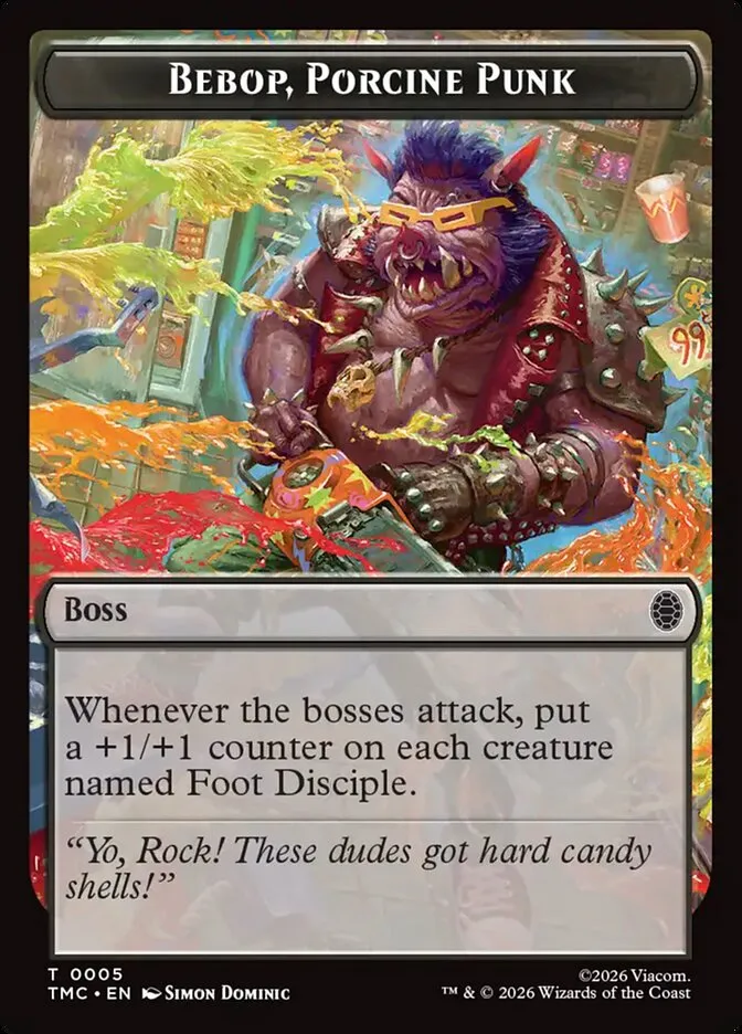 Bebop, Porcine Punk kaufen - Teenage Mutant Ninja Turtles Eternal Tokens bei TcG Love