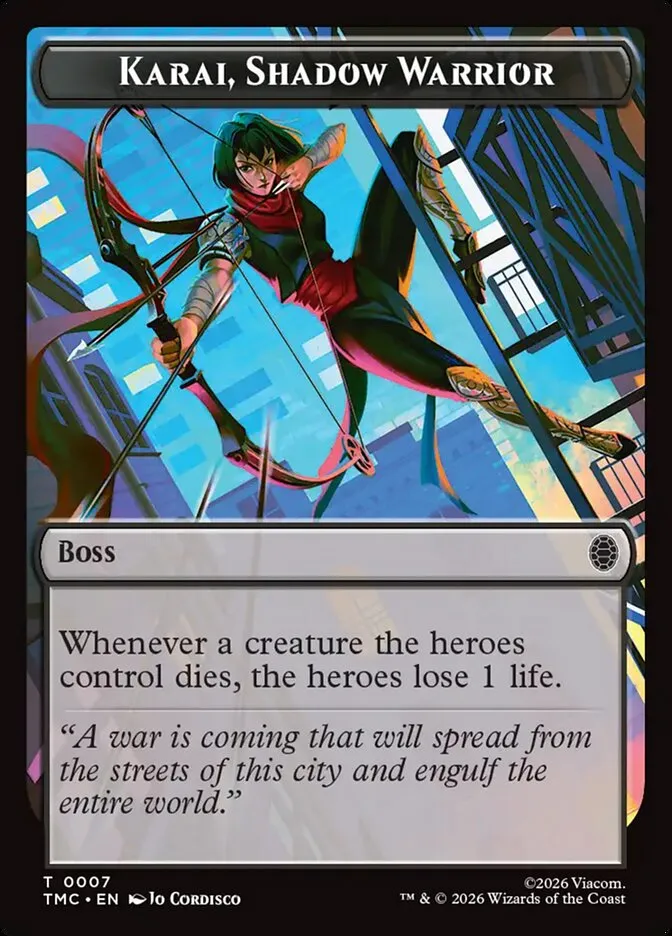 Karai, Shadow Warrior kaufen - Teenage Mutant Ninja Turtles Eternal Tokens bei TcG Love