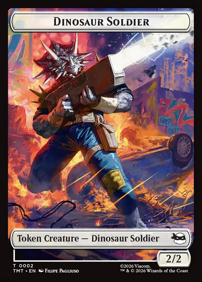Dinosaur Soldier kaufen - Teenage Mutant Ninja Turtles Tokens bei TcG Love