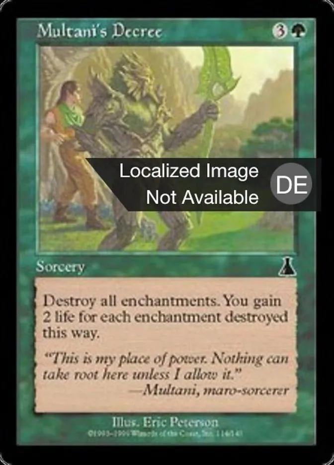 Multanis Erlaß kaufen - Urza's Destiny bei TcG Love