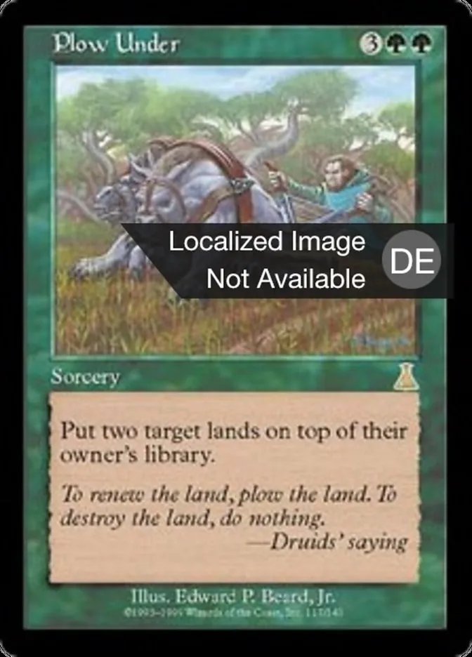 Unterpflügen kaufen - Urza's Destiny bei TcG Love