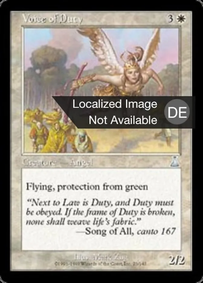 Stimme der Pflicht kaufen - Urza's Destiny bei TcG Love