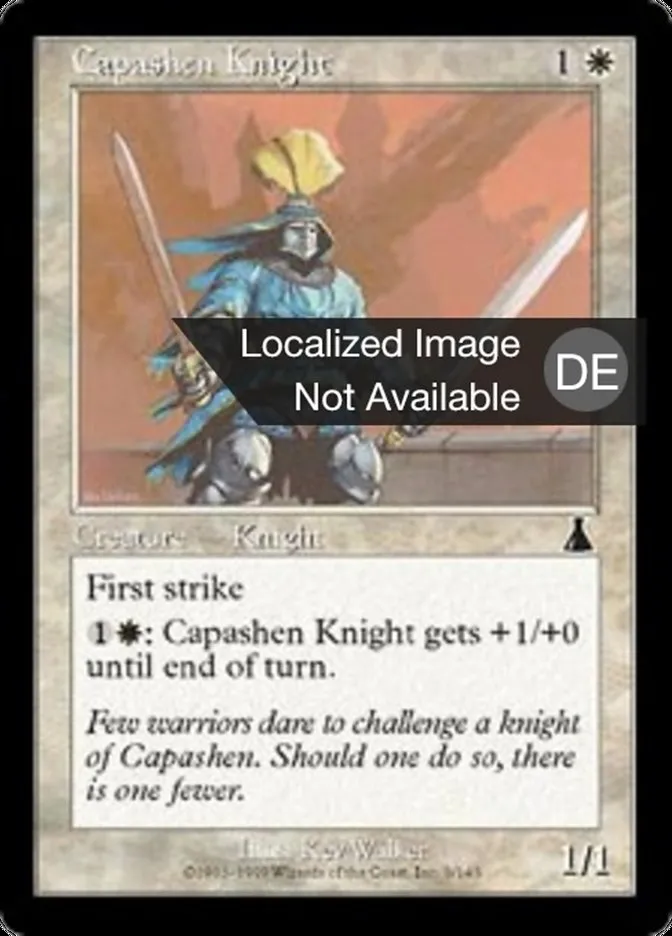 Ritter aus Capashen kaufen - Urza's Destiny bei TcG Love