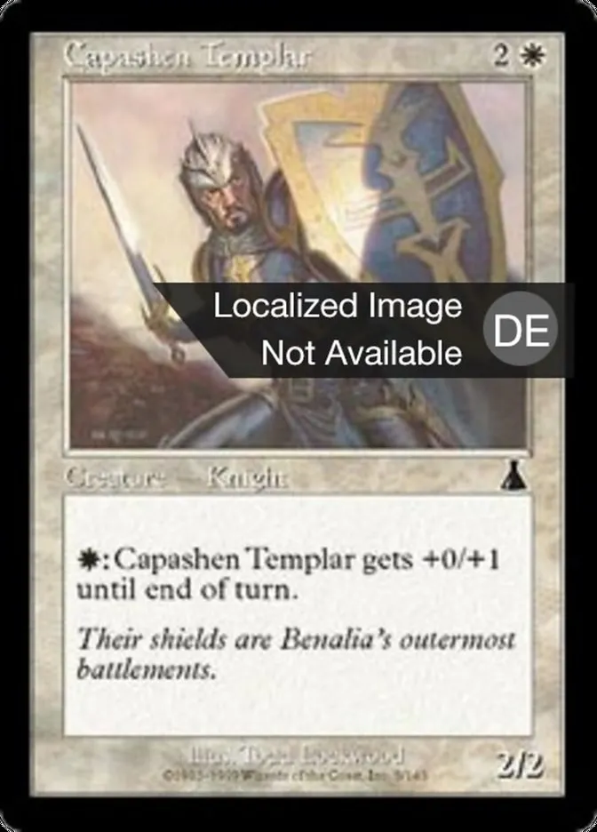 Tempelritter aus Capashen kaufen - Urza's Destiny bei TcG Love