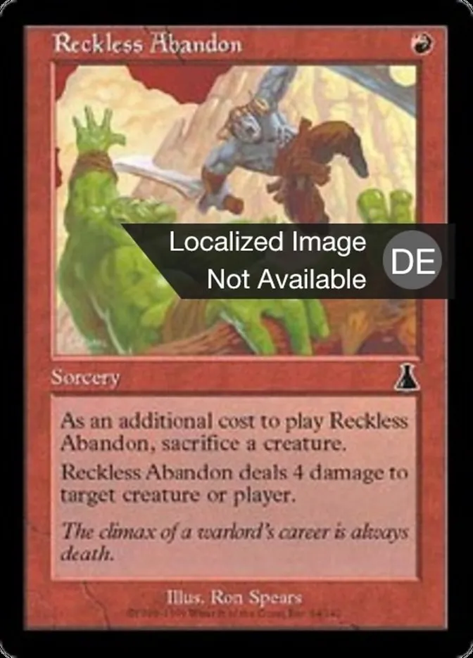 Hemmungslose Hingabe kaufen - Urza's Destiny bei TcG Love