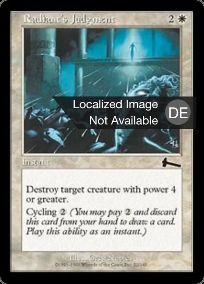 Sonnenstrahls Richtspruch kaufen - Urza's Legacy bei TcG Love