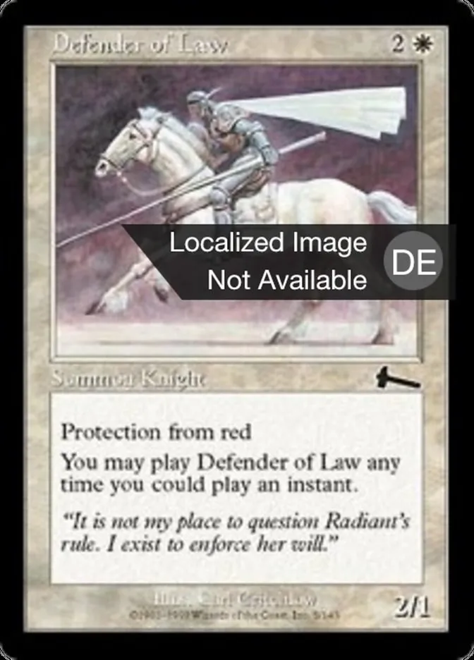 Verteidiger des Rechts kaufen - Urza's Legacy bei TcG Love