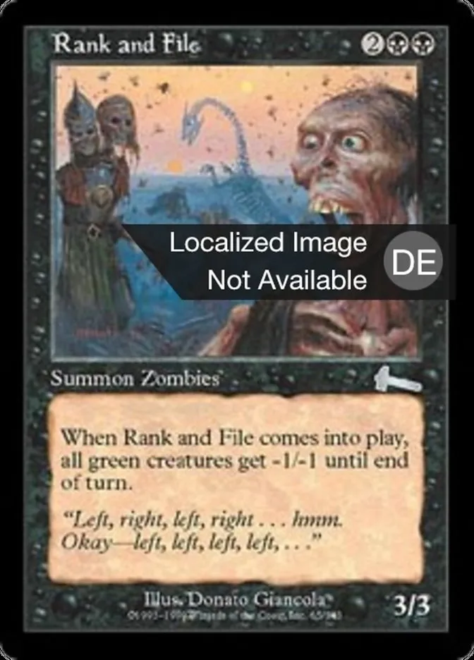 Reih und Glied kaufen - Urza's Legacy bei TcG Love